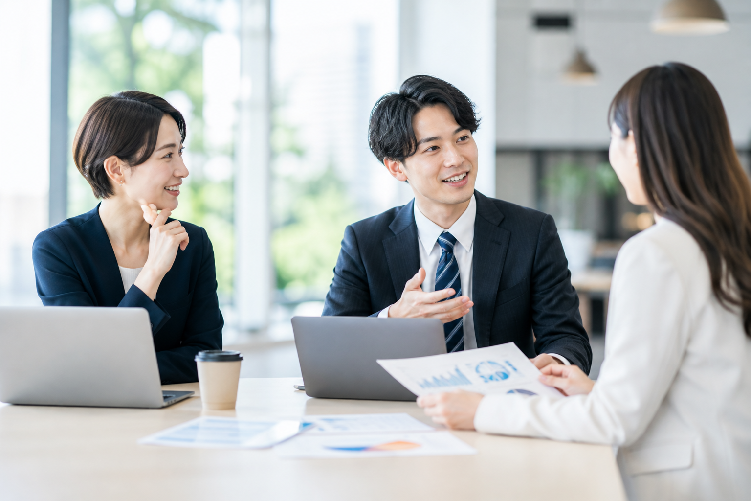 採用面談の様子